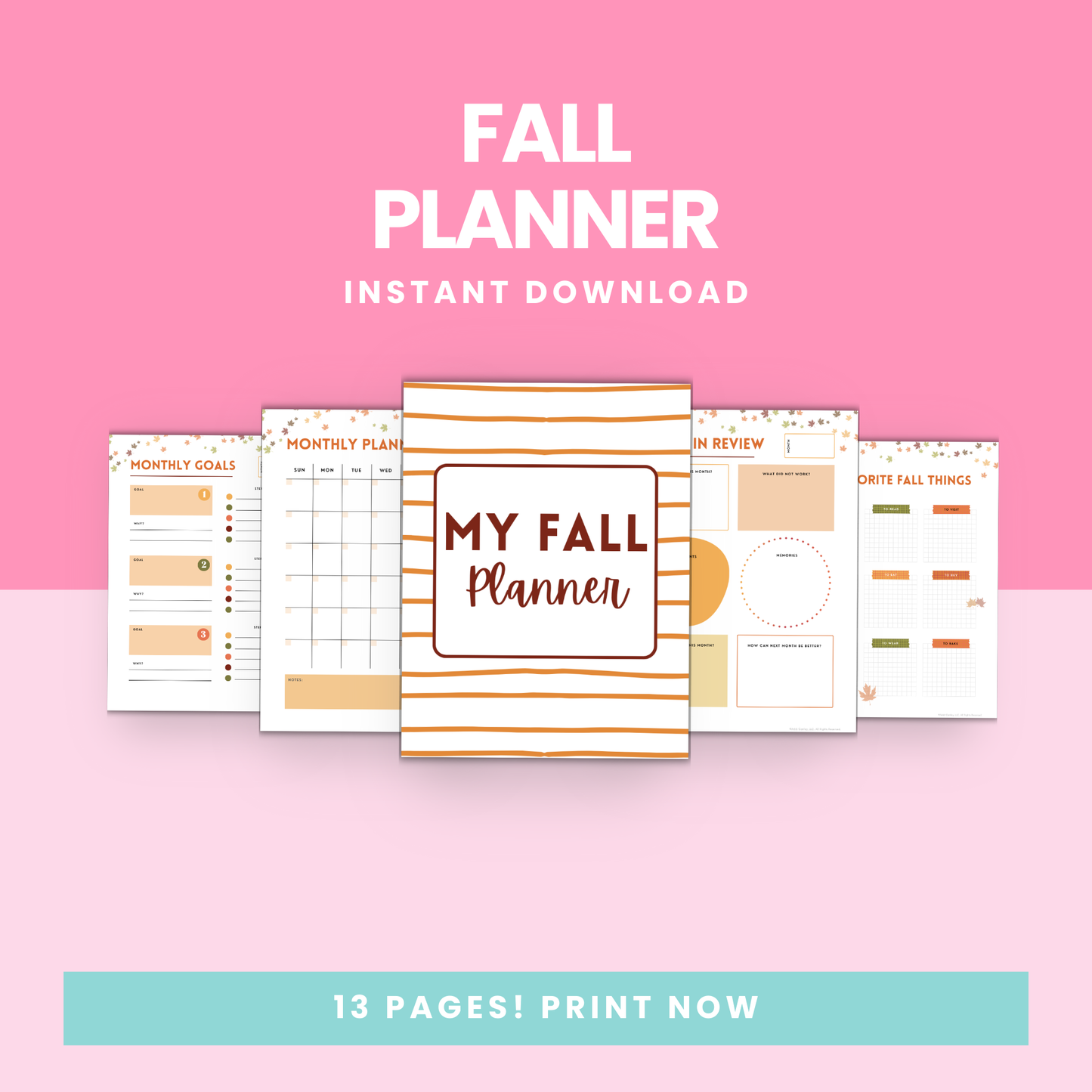 Fall Planner