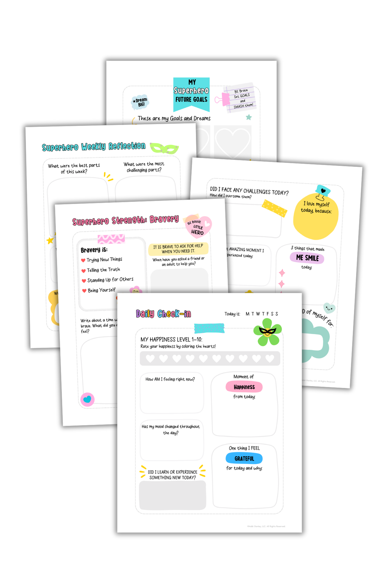 Superhero Adventures Journal for Kids