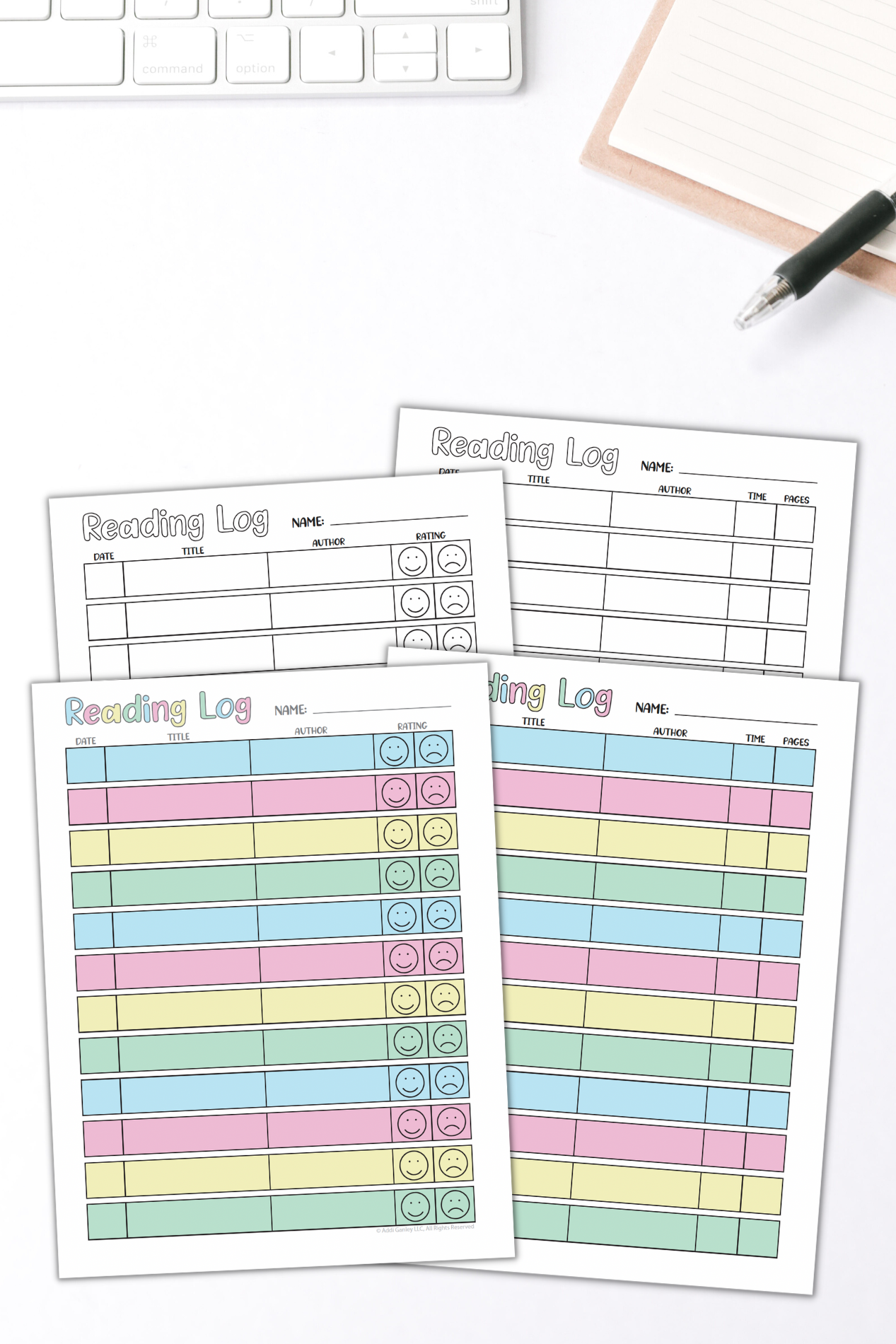 Kids Reading Log