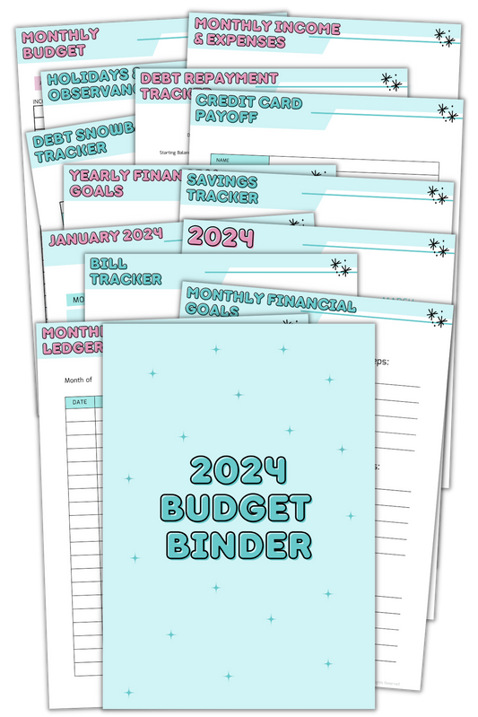 2024 Budget Binder [85+ pages]