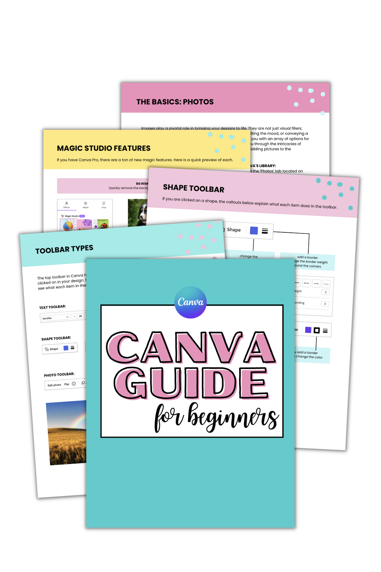 Canva Guide for Beginners [35+ pages]