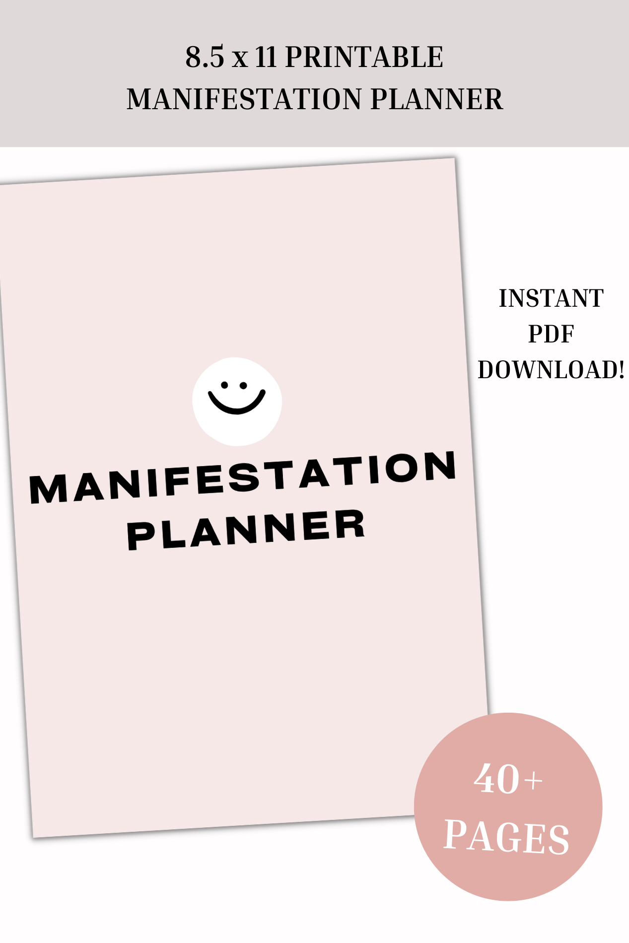 Manifestation Planner [40+ pages]