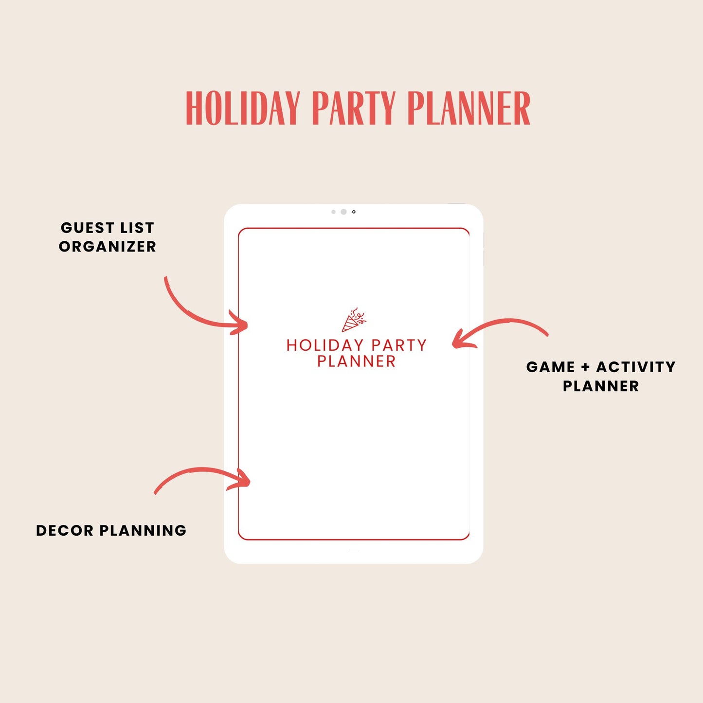 All-in-one holiday planning, budgeting & organization bundle