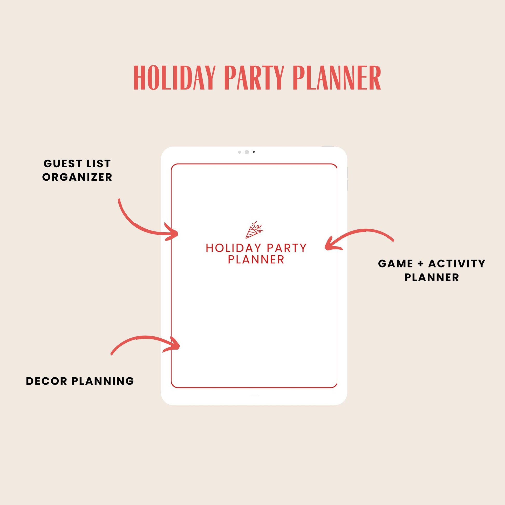 All-in-one holiday planning, budgeting & organization bundle