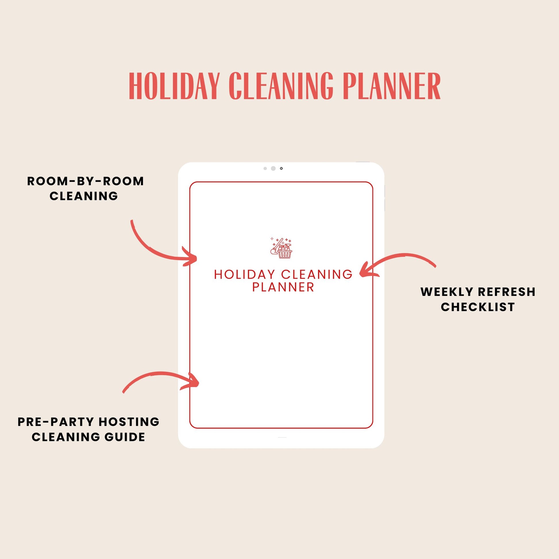 All-in-one holiday planning, budgeting & organization bundle