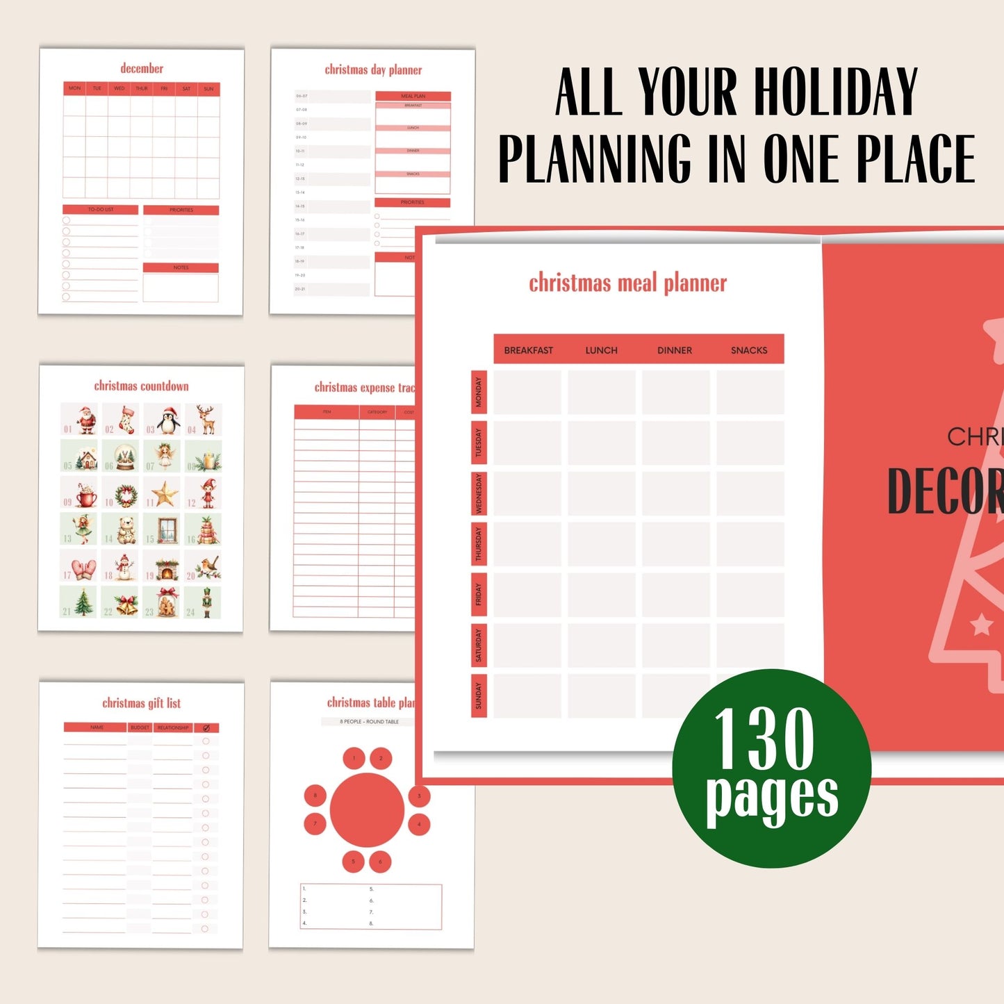Holiday Planner Power Pack