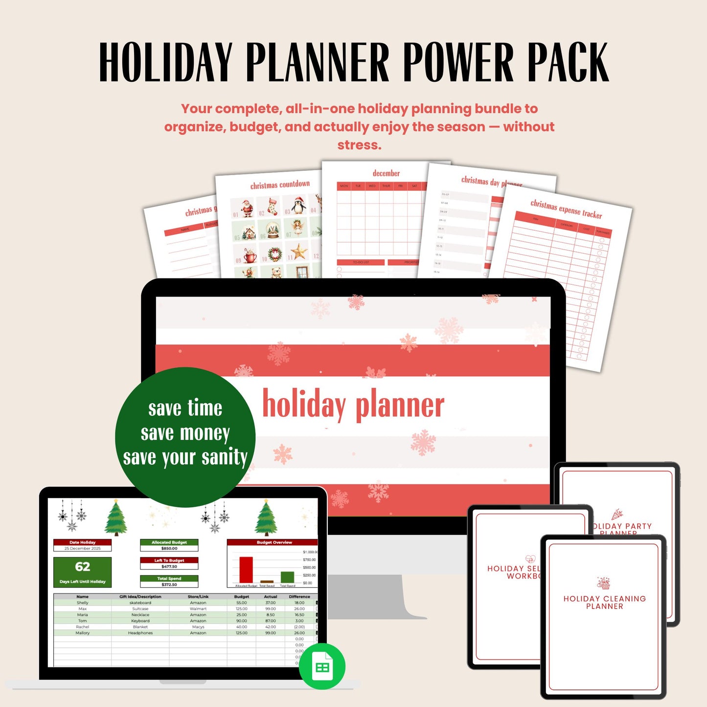 Holiday Planner Power Pack