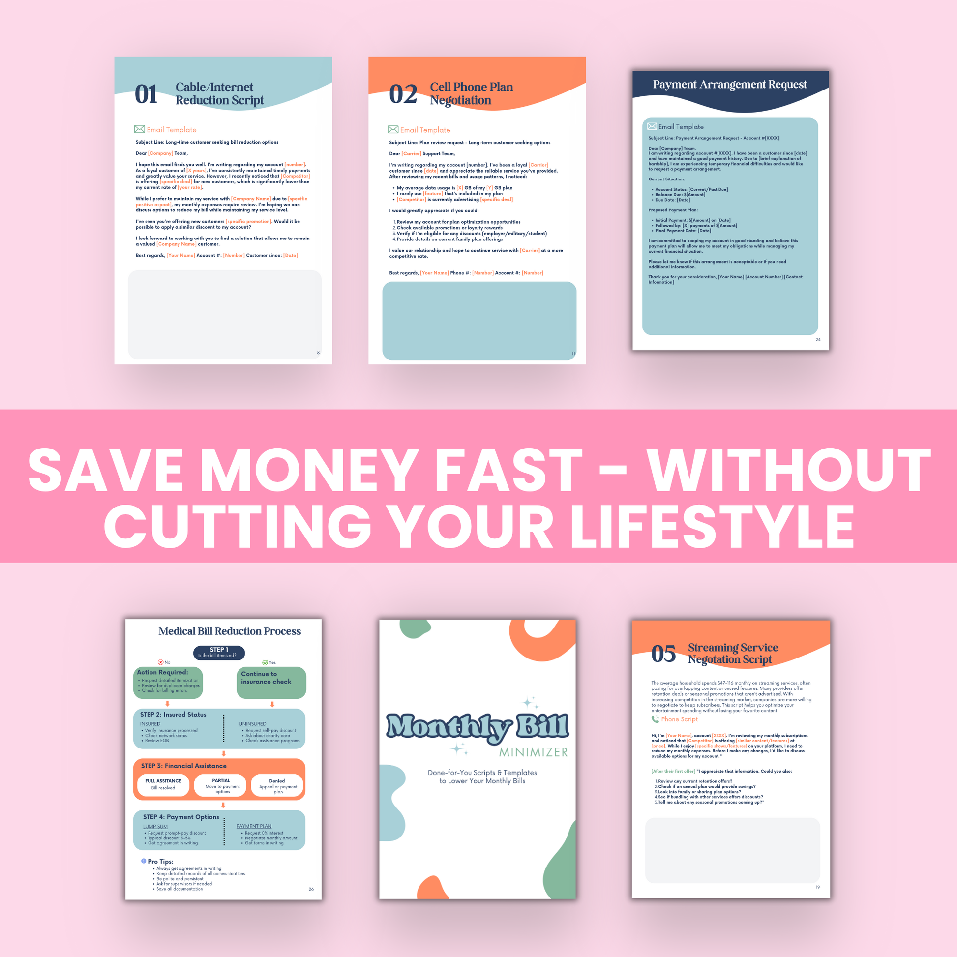 Done-for-you scripts to lower your monthly bills