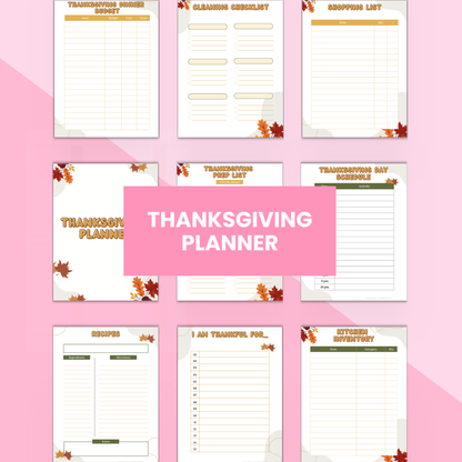 Thanksgiving Planner