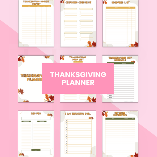 Thanksgiving Planner