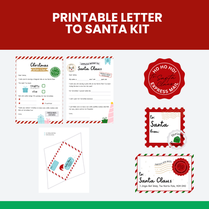 santa letter kit for christmas