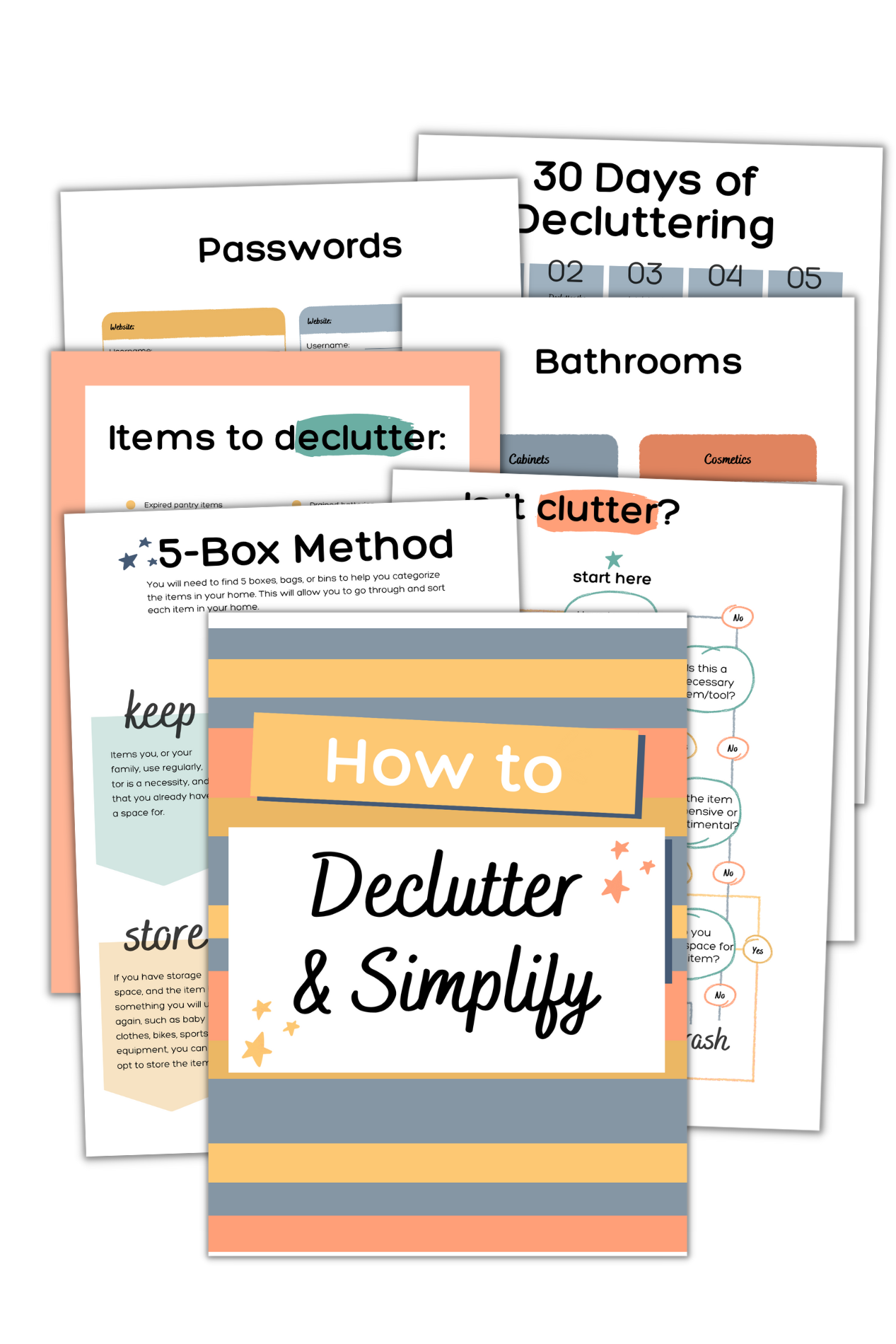 Declutter Guid Decluttering Guide – Addi Ganley
