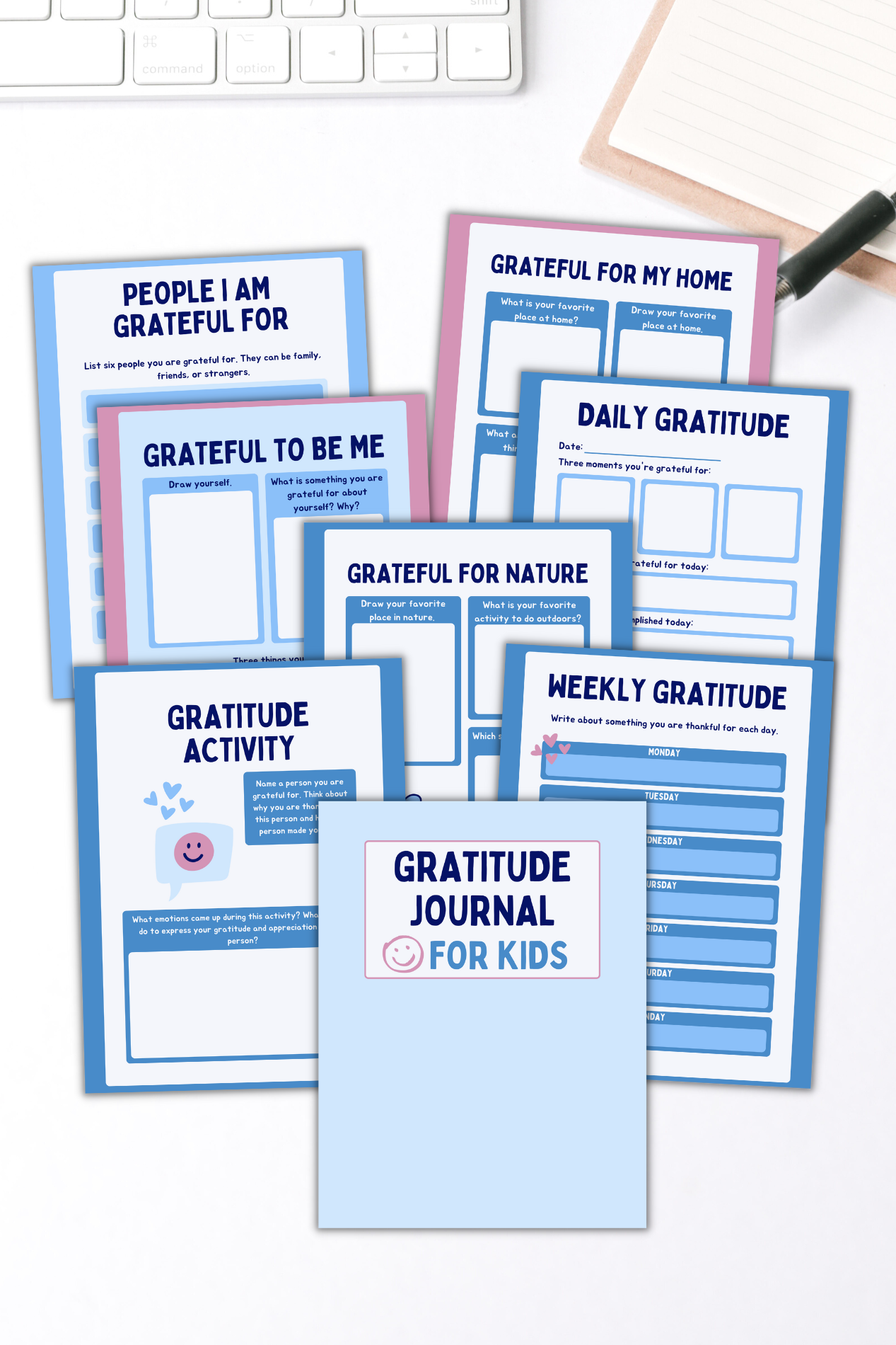 printable gratitude journal for kids