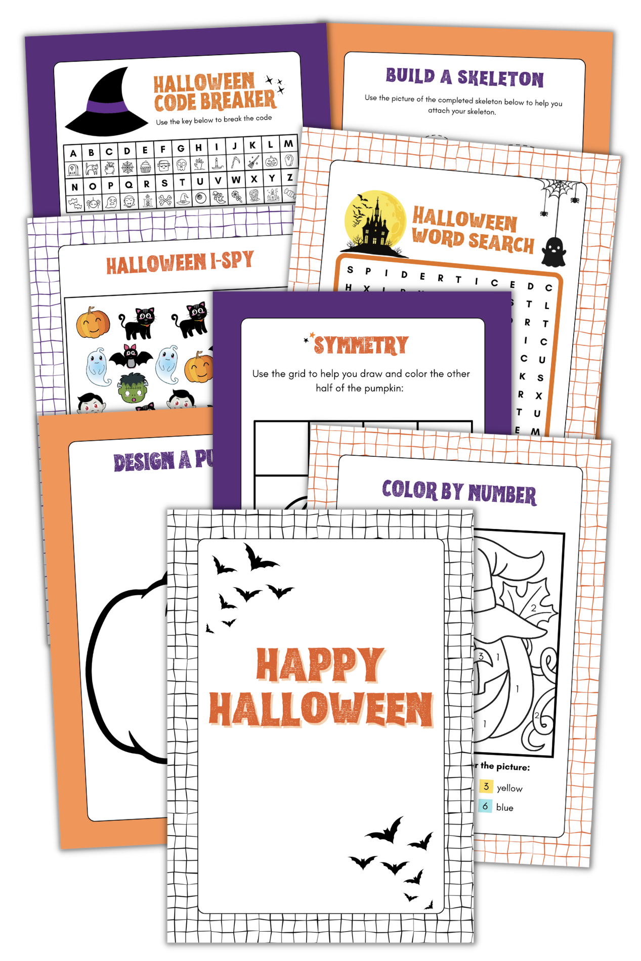 Halloween Kids Activity Pack [20 pages]