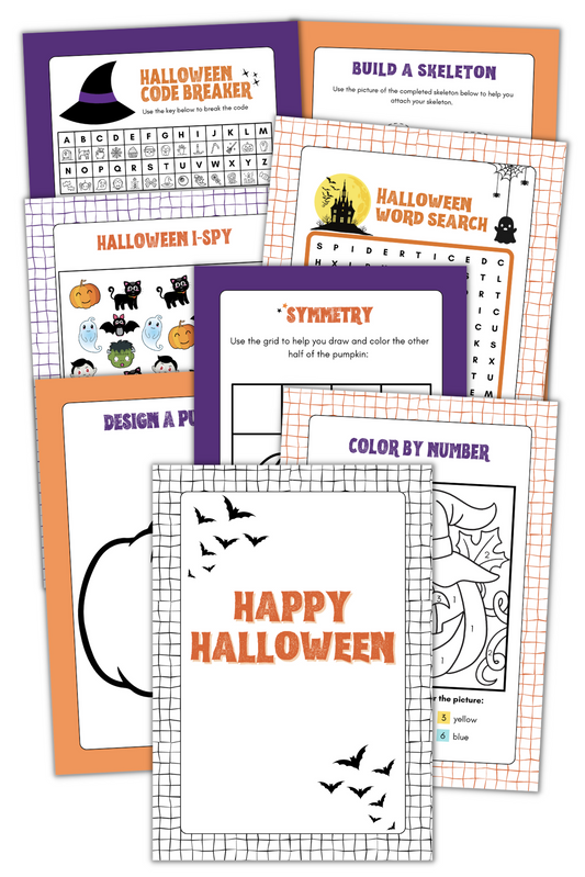 Halloween Kids Activity Pack [20 pages]