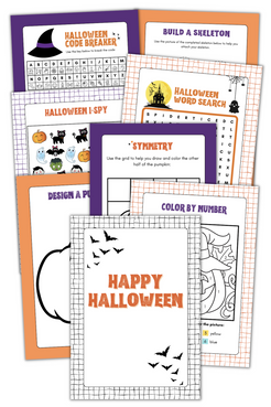 Halloween Kids Activity Pack [20 pages] – Addi Ganley