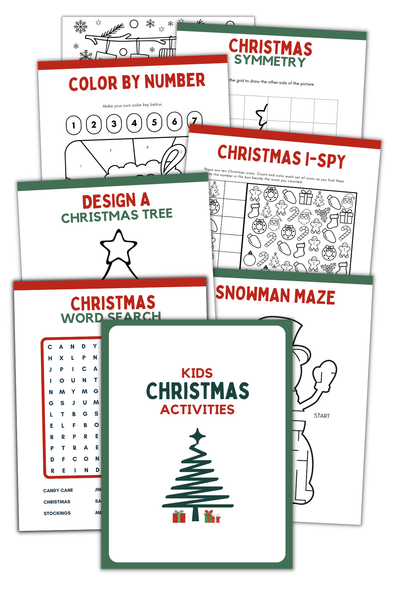 Kids Christmas Activity Pack [12 pages]