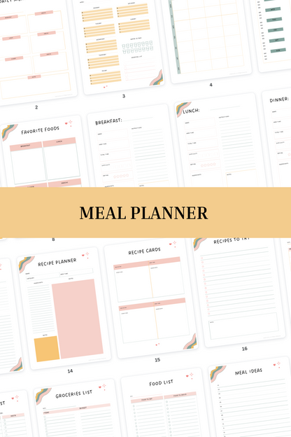 Meal Planner [25 pages]
