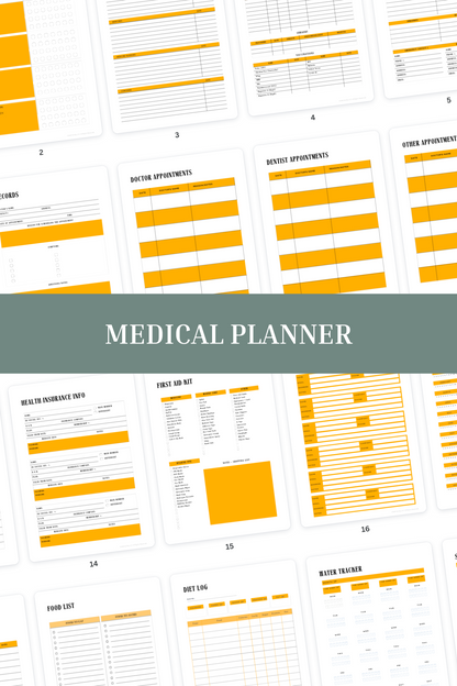 Medical Planner [27 pages]