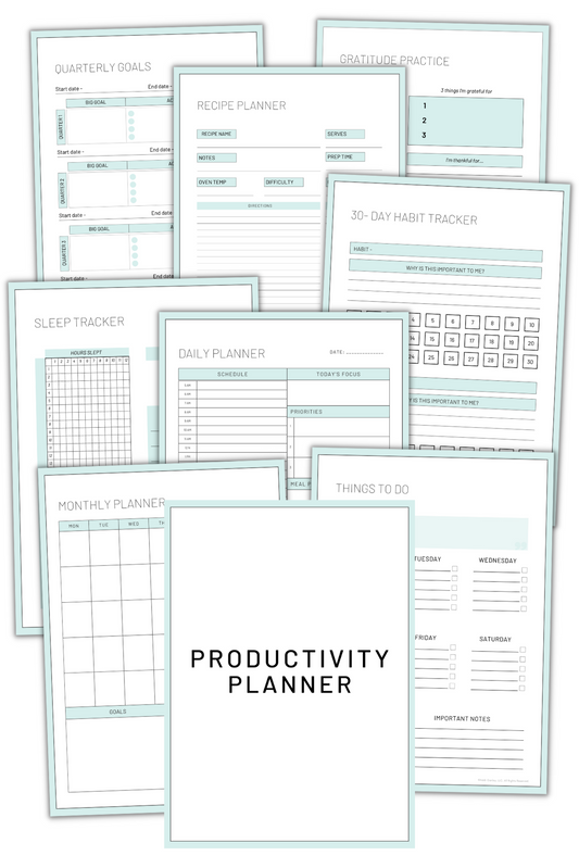 Printable Productivity Planner