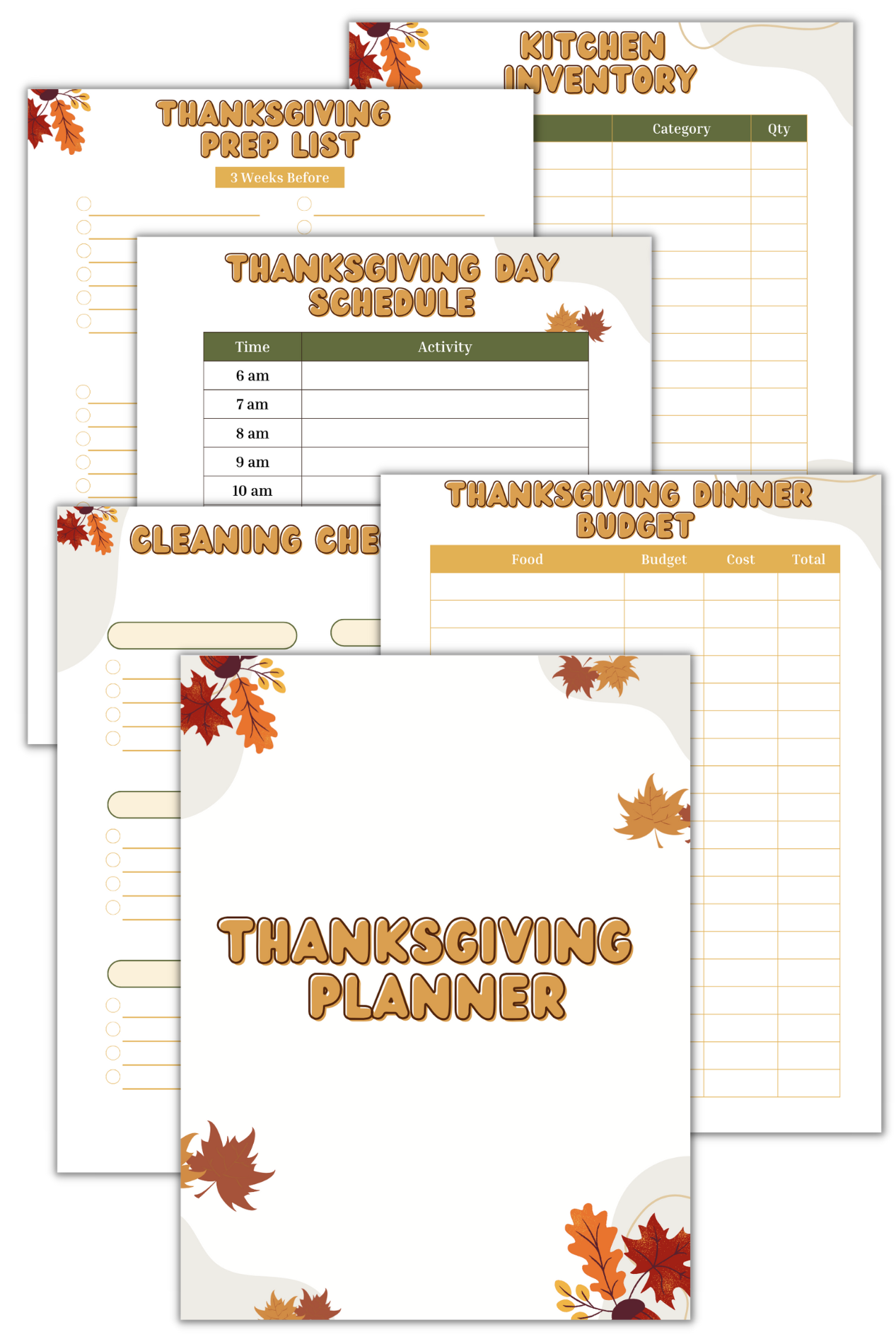 Thanksgiving Planner