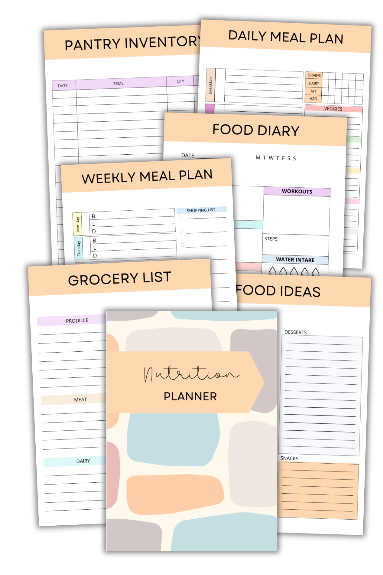 Printable Nutrition Planner