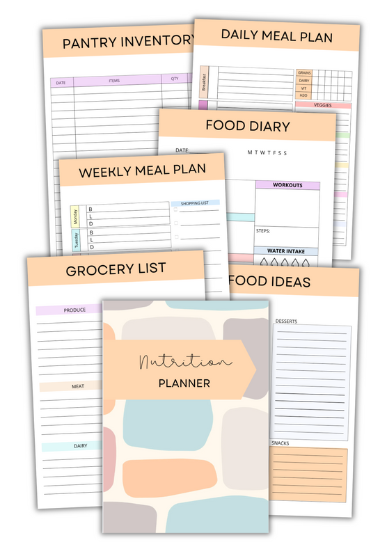 Printable Nutrition Planner