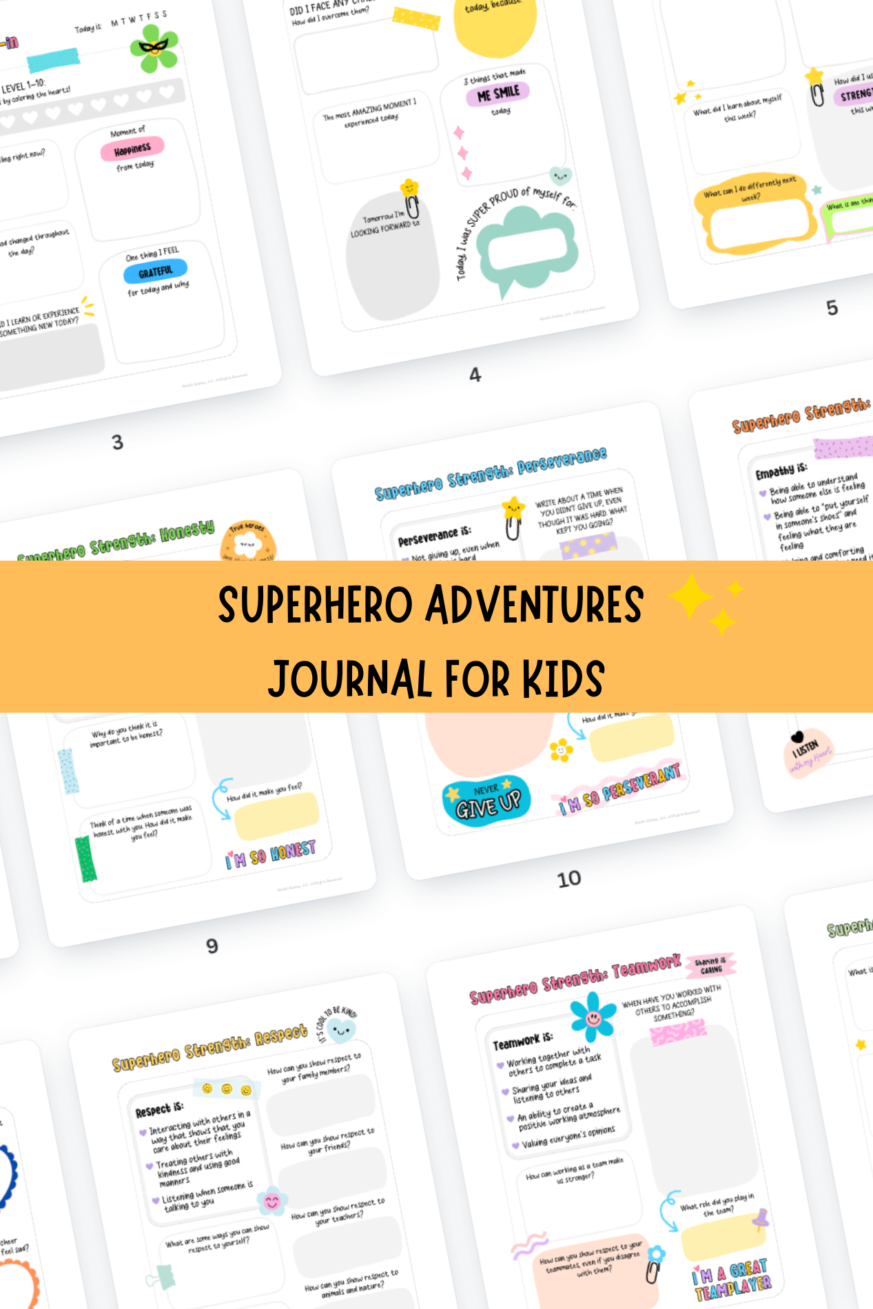 Superhero Adventures Journal for Kids