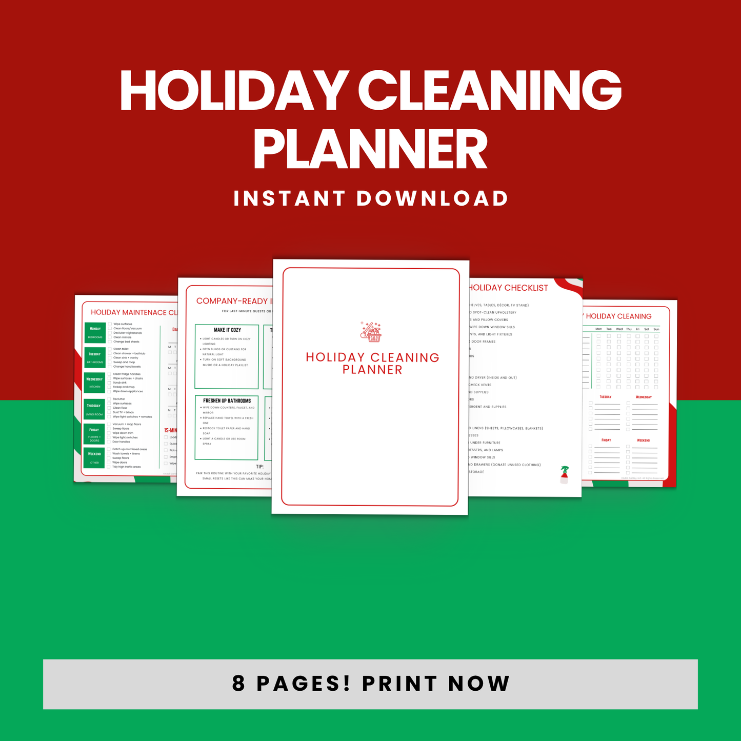 Get Your Home Holiday-Ready with This Cleaning Planner