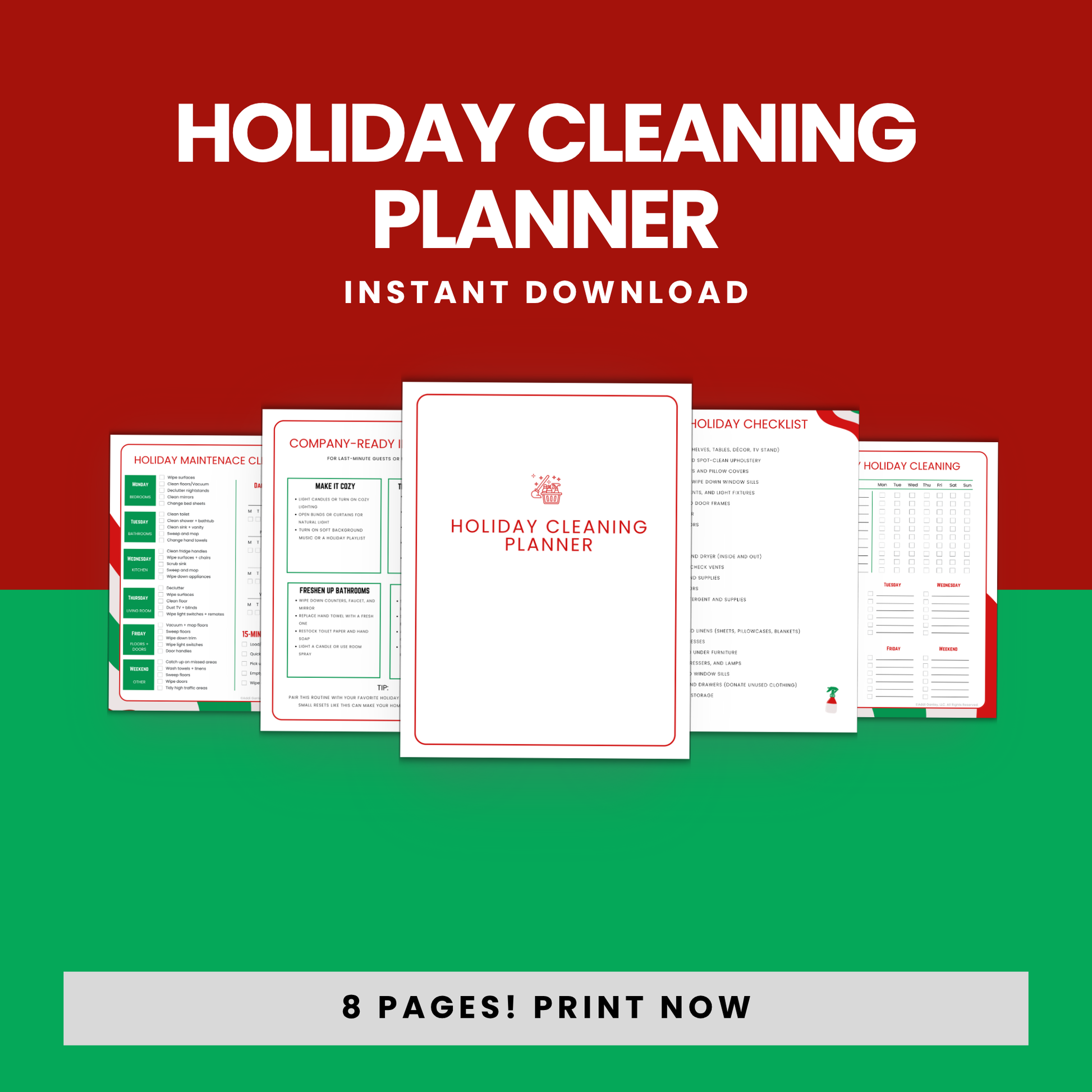 Get Your Home Holiday-Ready with This Cleaning Planner