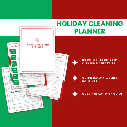 The Ultimate Holiday Cleaning Checklist You’ll Actually Use