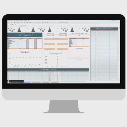 Holiday Budget Spreadsheet – Track Gifts, Spending & Christmas Plans in Minutes (Google Sheets)