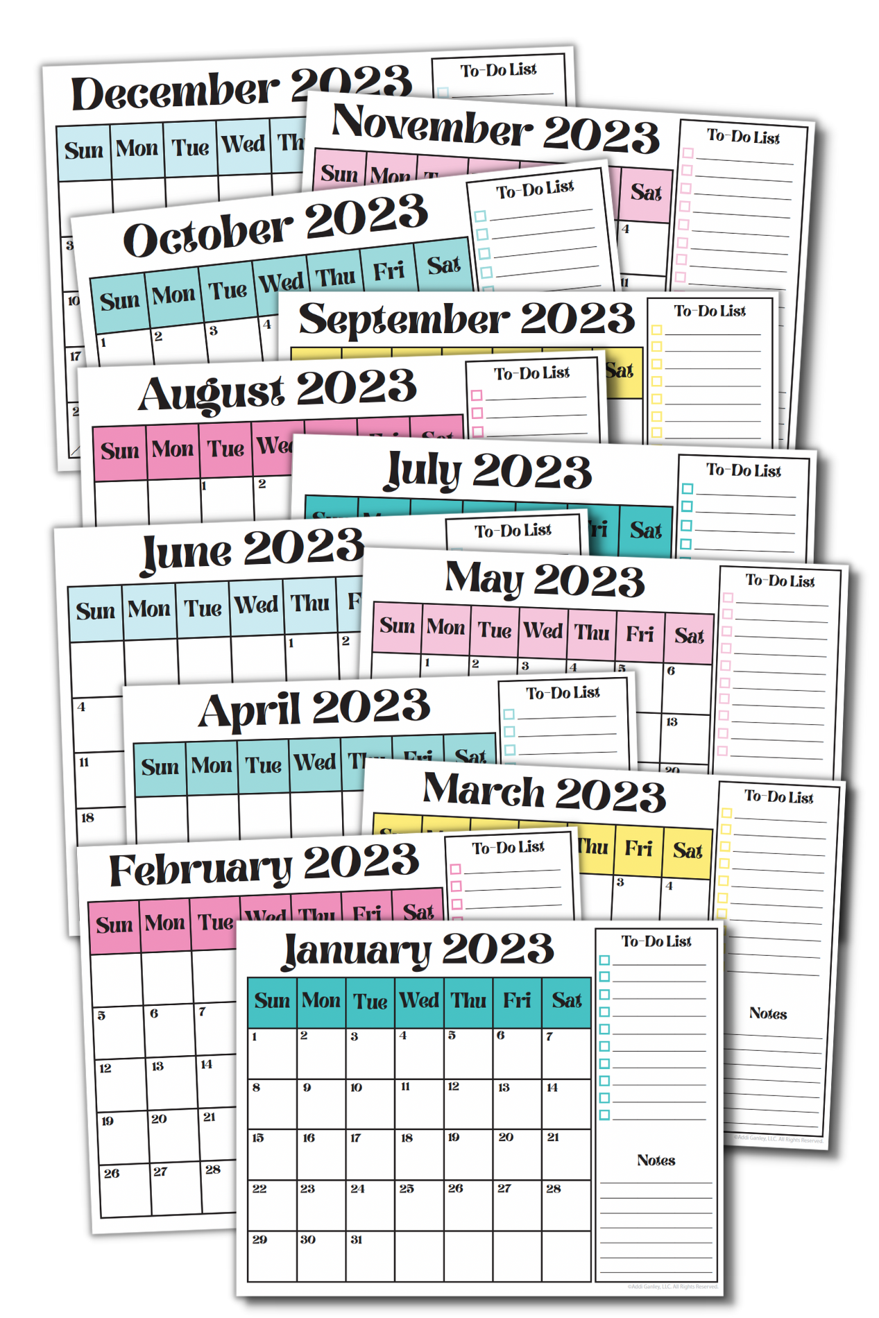 2023 Calendars