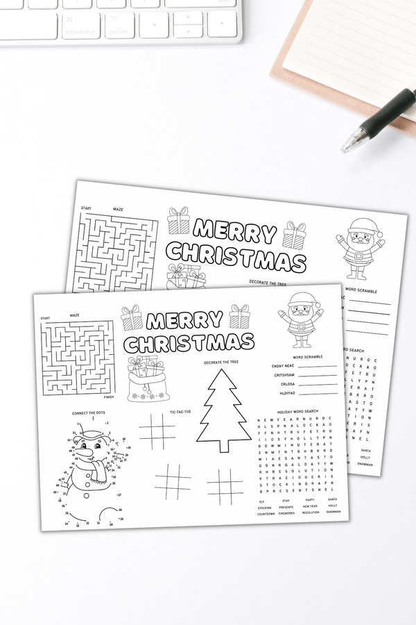 Kids Christmas Activity Sheet Addi Ganley kids-christmas-activity-sheet-addi-ganley