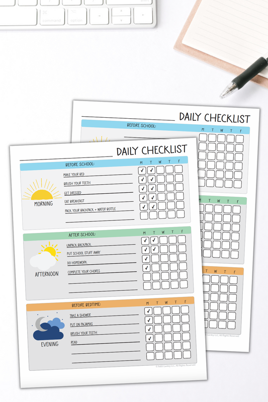 Kids Daily Checklist