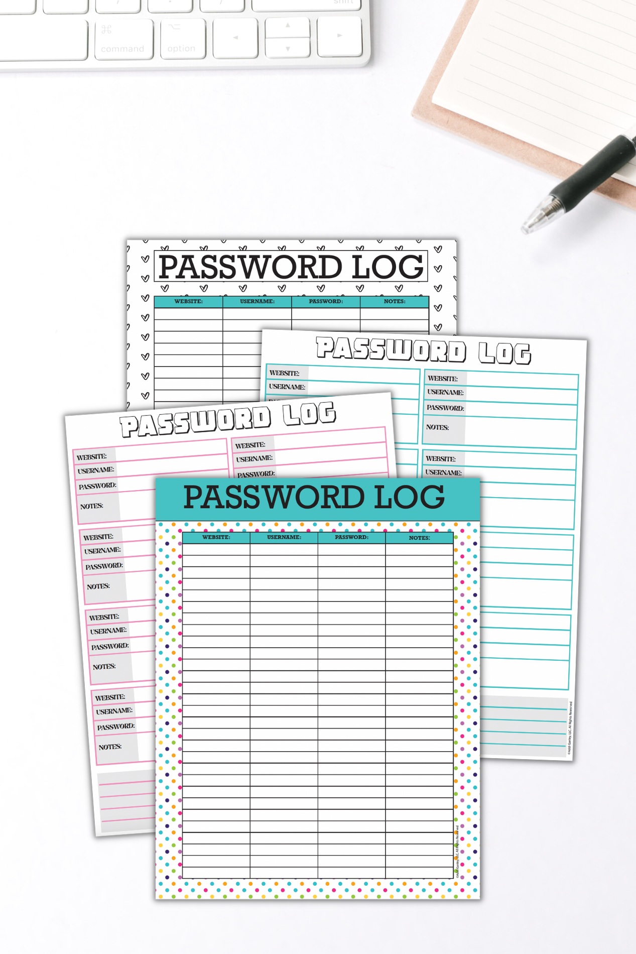 Password Log – Addi Ganley