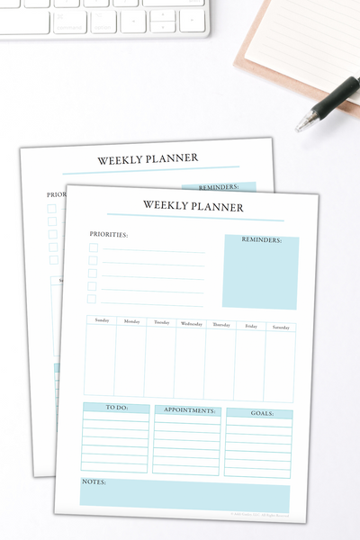 Weekly Planner – Addi Ganley